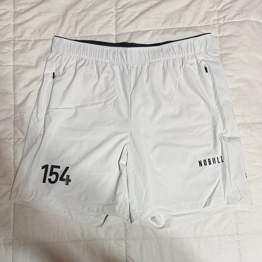 Nobull CrossFit Games White Shorts